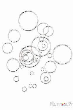 Verbindingsringen -  Ø 5-20 mm - zilverkleurig